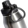 imageadidas Unisex 1 Liter 32 oz Metal Water Bottle BlackSilver Metallic One SizeStainless SteelBlack