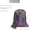 imageadidas Unisex Alliance 2 Sackpack Stone Wash GreyCourt GreenBlack One SizeShadow VioletShadow Navy