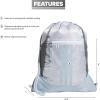 imageadidas Unisex Alliance 2 Sackpack Stone Wash GreyCourt GreenBlack One SizeStone Wash WhiteWonder Blue