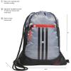 imageadidas Unisex Alliance 2 Sackpack Stone Wash GreyCourt GreenBlack One SizeTwo Tone Grey TwoBlackBright Red