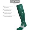 imageadidas Unisexadult Metro 5 Soccer Socks 1pairTeam Dark GreenClear GreyWhite