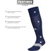 imageadidas Unisexadult Metro 5 Soccer Socks 1pairTeam Navy BlueClear GreyWhite