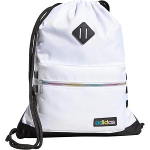 imageadidas Classic 3S Sackpack BlackWhite One SizeWhiteBlackRainbow Metallic