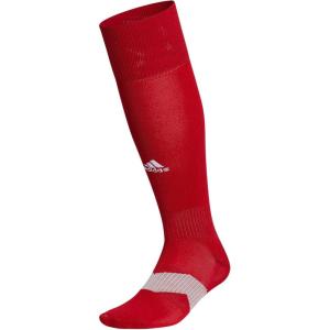 imageadidas Unisexadult Metro 5 Soccer Socks 1pairTeam Power RedClear GreyWhite