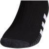 imageadidas Mens Cushioned No Show Socks Low Profile with Arch Compression 3 PairsBlackOnix GreyWhite