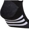 imageadidas Mens Cushioned No Show Socks Low Profile with Arch Compression 3 PairsBlackOnix GreyWhite