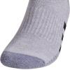 imageadidas Mens Cushioned No Show Socks Low Profile with Arch Compression 3 PairsCool Light HeatherGreyBlack