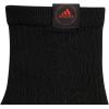 imageadidas Mens Cushioned Sport High Quarter Socks with Arch Compression 3PairBlackWhiteBetter Scarlet