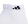 imageadidas Mens Superlite 30 Low Cut Socks Lightweight Breathable with Targeted Padding and Arch Compression 6 PairsWhiteBlack