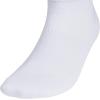 imageadidas Mens Superlite 30 Low Cut Socks Lightweight Breathable with Targeted Padding and Arch Compression 6 PairsWhiteBlack