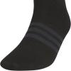 imageadidas mens Superlite 30 Quarter Sock Athletic Lightweight Breathable With Targeted Padding and Arch Compression 6pairBlackNight Grey