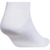 imageadidas mens Superlite 30 Quarter Sock Athletic Lightweight Breathable With Targeted Padding and Arch Compression 6pairWhiteBlack