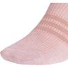 imageadidas womens Superlite 30 Quarter Athletic Socks 6pair With Targeted Padding and Arch Compression for All Day ComfortWarm Clay PinkWonder BeigeWhite