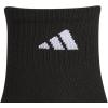 imageadidas womens Superlite 30 Quarter Athletic Socks 6pair With Targeted Padding and Arch Compression for All Day ComfortWhiteBlackGrey