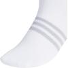 imageadidas womens Superlite 30 Quarter Athletic Socks 6pair With Targeted Padding and Arch Compression for All Day ComfortWhiteBlue BurstClear Onix Grey