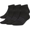 imageadidas Mens Superlite 30 Low Cut Socks Lightweight Breathable with Targeted Padding and Arch Compression 6 PairsBlackNight Grey