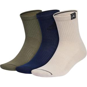 imageadidas Mens Cushioned Sport High Quarter Socks with Arch Compression 3PairWonder BeigeCollegiate NavyOlive Strata Green