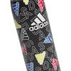 imageadidas 600 ML 20 oz Straw Top Metal Water Bottle HotCold DoubleWalled Insulated 188 Stainless SteelAdi Comp BlackBlackWhite