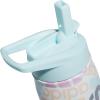 imageadidas 600 ML 20 oz Straw Top Metal Water Bottle HotCold DoubleWalled Insulated 188 Stainless SteelAdi Multi CollageAlmost BlueGrey