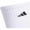 imageadidas Mens Athletic Cushioned Crew Socks with Arch Compression 6 PairsWhiteBlackWhite