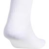 imageadidas Mens Athletic Cushioned Crew Socks with Arch Compression 6 PairsWhiteBlackWhite
