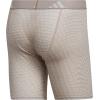 imageadidas Mens Performance Boxer Brief Underwear 1PackAccelerate Silver Pebbleolive StrataAlumina BeigeOff White
