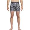imageadidas Mens Performance Boxer Brief Underwear 1PackBos Floral Carbonlegend Ivyclear OnixLegend Ivy GreenClear Onix Grey