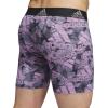 imageadidas Mens Performance Boxer Brief Underwear 1PackBos Floral Orchid FusioncarbonCarbon GreyGrey