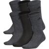 imageadidas Mens Athletic Cushioned Crew Socks with Arch Compression 6 PairsBlackonixmarlBlackOnix