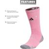 imageadidas 5Star Team Cushioned Crew Socks 20 1PairEasy PinkBlack