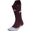 imageadidas UnisexAdult Adizero Football Cushioned Crew Socks 20 1pairTeam MaroonWhite