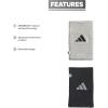 imageadidas Interval Large Reversible WristbandBlackAluminum 2White2