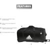 imageadidas Team XL 2 Wheel Duffel Bag BlackWhite One SizeBlackWhite