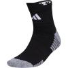 imageadidas 5Star Team Cushioned High Quarter Socks 20 1PairBlackWhite