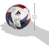 imageadidas Adult MLS Mini Soccer BallWhiteBlueRed