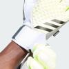 imageadidas Adult Match Fingersave Predator Goalie GlovesWhiteLucid LemonBlack