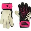 imageadidas Match Predator Fingersave Goalie GlovesBlackWhiteTeam Shock Pink