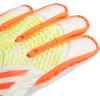 imageadidas Match Predator Fingersave Goalie GlovesWhiteSolar RedBright Cyan