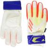 imageadidas Match Predator Fingersave Goalie GlovesWhiteSolar RedBright Cyan