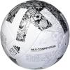 imageadidas Adult MLS Competition Match Ball Replica Soccer BallWhiteSilver MetallicBlack