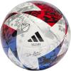 imageadidas Adult MLS Mini Soccer BallWhiteBlueRed