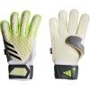 imageadidas Adult Match Fingersave Predator Goalie GlovesWhiteLucid LemonBlack