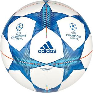 imageadidas Capitano Soccer BallWhiteBright CyanBright Blue