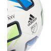 imageadidas MLS Nativo XXV Club BallWhiteSolar GreenGlory BlueBlack