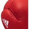 imageadidas Velcro IBA Boxing Gloves for Training Punching and Boxing  for Men and WomenRed