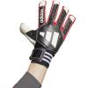 imageadidas UnisexAdult Tiro Pro Goalie GlovesBlackWhiteIron Metallic