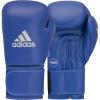 imageadidas Velcro IBA Boxing Gloves for Training Punching and Boxing  for Men and WomenBlue