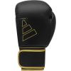 imageAdidas Boxing Gloves  Hybrid 80  for Boxing Kickboxing MMA Bag Training ampamp Fitness  Boxing Gloves for Men Women ampamp KidsBlackGold