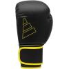 imageAdidas Boxing Gloves  Hybrid 80  for Boxing Kickboxing MMA Bag Training ampamp Fitness  Boxing Gloves for Men Women ampamp KidsBlackYellow