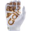 imageadidas ADIFAST 30 Adult Football Receiver GloveWhiteMetallic Gold